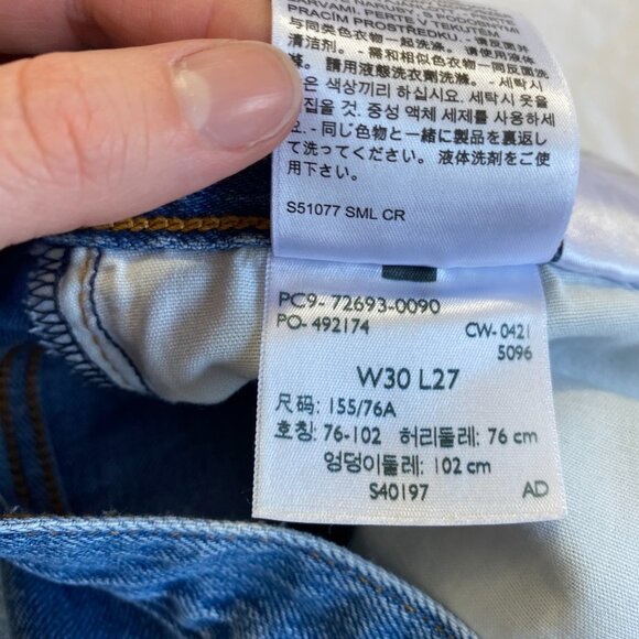 Levi's Ribcage Straight Ankle Size 30 - Picture 10 of 11